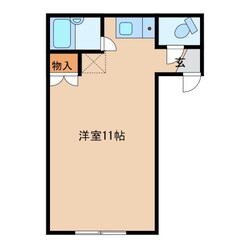 津駅 徒歩9分 2階の物件間取画像